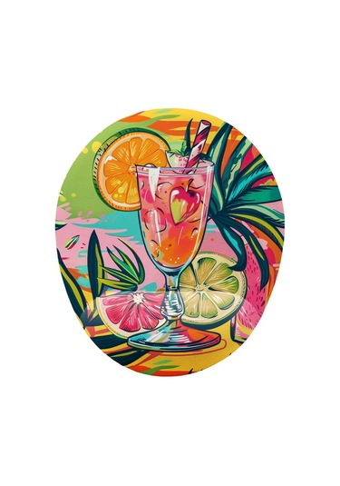 Fikirler Meyve Kokteyli Bilek Destekli Mouse Pad Ac Box 861931