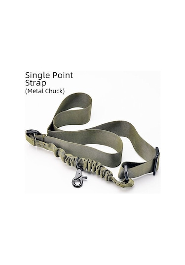 Taktik Tek Nokta Askısı - Çok İşlevli Açık Hava Askısı Yeşil