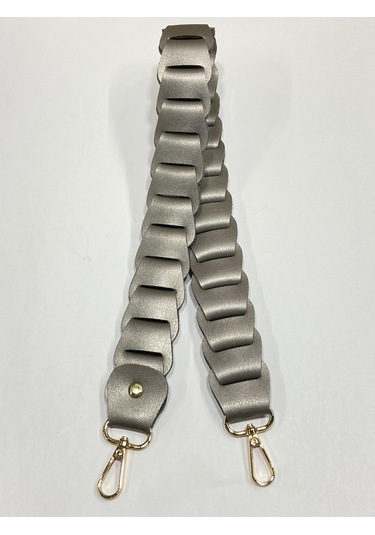 Çanta Sapı / Omuz Çanta Sapı/ Örgü Model / - Silver Silver Gümüş