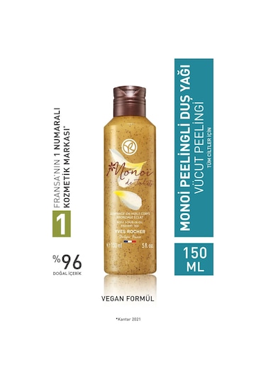 Yves Rocher Monoi Peelingli Duş Yağı 150 ML