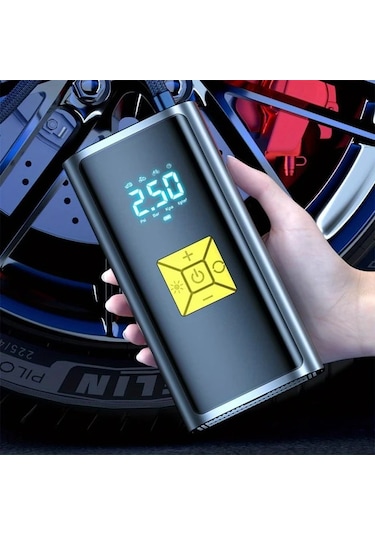 Xuweiwei Kablolu Lastik Sisirme Hava Kompresoru Dijital Otomatik Hava Pompasi Bisiklet Araba Lastikleri Icin Elektrikli Hizli Inflasyon Dijital Ekran