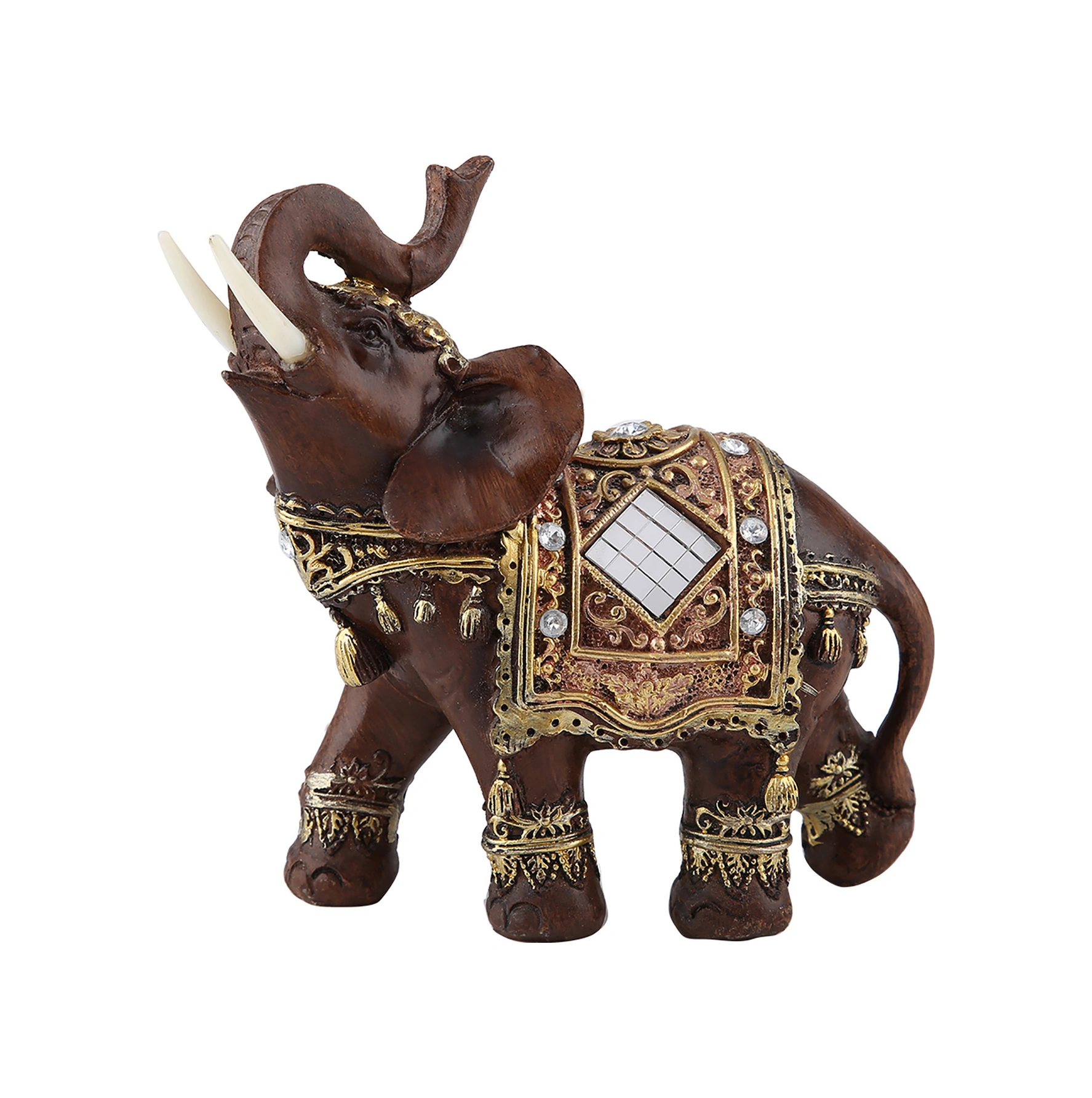 Konesam Feng Shui Reçine Fantezi Fil Heykeli - Orta Boy, Ev/ofis Dekorasyonu, Şans Ve Zenginlik Simgesi, Hediye Özel