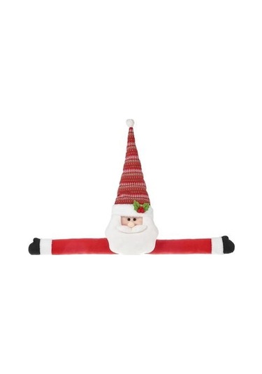 Novahub Kırmızı Noel Ağacı Süsleme Noel Baba Uzun Baba Kardan Adam Peluş Bebek Dekorasyonu İçin Kol Noel Sıcak Şenlikli Atmosfer Kırmızı