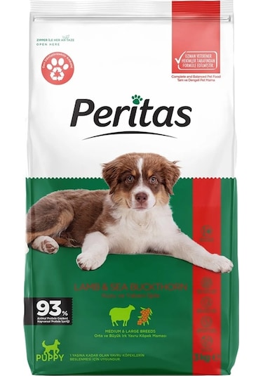 Peritas Kuzulu Yavru Köpek Maması 3 KG