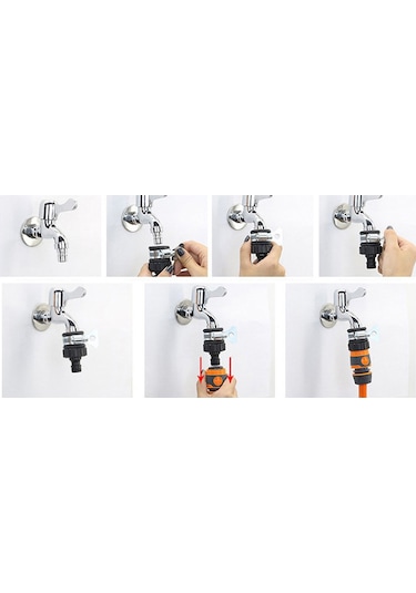 Shineyee 8 Fonksiyonlu Yüksek Basınçlı Bahçe Ve Araba Yıkama Hortumu, Abs Ve Tpr Malzeme, Hızlı Bağlantı İçerir 1 Set