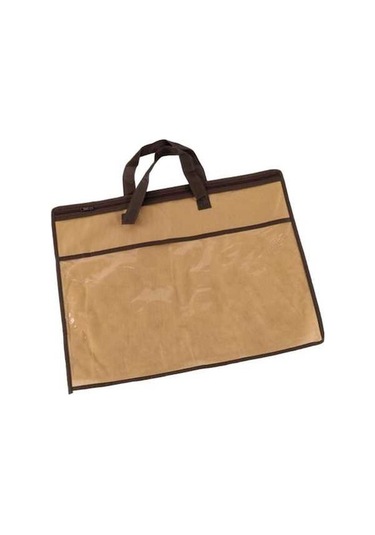 Pazly Yerden Yastık Tote Suntek Saklama Kahve Fermuarlı Çantası Çanta Bq Diğer