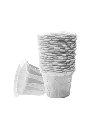 Ruicoo Yeniden Kullanılabilir K-cup İçin 100'lü Paket Çevre Dostu Kahve Filtre Kağıdı - Pratik Ve Kolay Beyaz