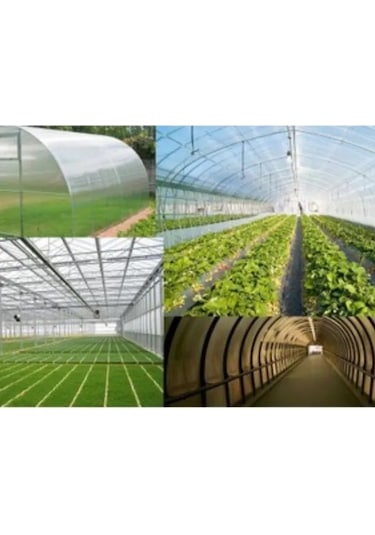 Sera Naylonu, 36 Aylık, 5 Katkılı, 350 Micron 12x14 Şeffaf Sera Örtüsü, Uv Dayanımlı, Ir, Ev, Ab, Ld