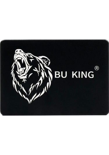 Bu Kıng Ssd2.5 İnç Black Bear Uyumluluk Hız İletimi Ve Kaya Gibi Sağlam Güvenilirlik Yüksek Kaliteli Bellek Yongaları Siyah 60 Gb