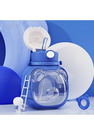 Suntek Doğa Sporları Su Isıtıcısı Ayı Astronot Hasır Mavi