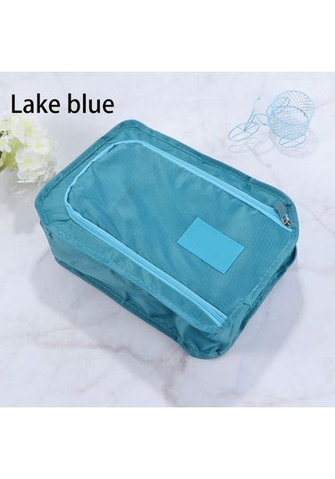 Moda Düzenleme Kutusu Su Geçirmez Seyahat Ambalaj Düzenleyici Çanta Ayakkabı Saklama Çantası Ev Yaşam Göl Mavisi