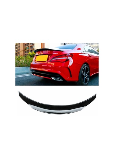 Autogp Mercedes Cla W117 Psm Bagaj Üstü Spoiler Pianoblack Boyalı 2013 / 2018 Agp-bgz-sp-145423