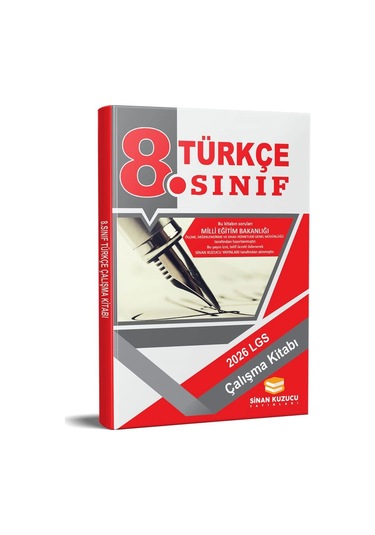 Sinan Kuzucu 8. Sınıf Türkçe Çalışma Kitabı 2026 Özel Baskı