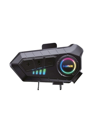 Sunix 1000 Mah Ipx6 Su Geçirmez V5.3 Intercom Motosiklet Kask Kulaklığı Ntr-101
