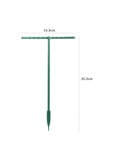 Dofolink Bitkileri Dikey Tutmak İçin Yeşil Plastik Bitki Desteği, Saçakları Koruma, Birleştirilebilir Tasarım, 6 Adet Set