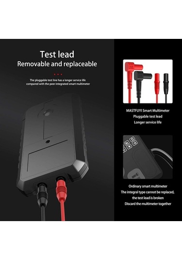 Agoodshop Dijital Multimetre 6000 Sayım Gerçek Ac/dc Ampermetre Voltmetre