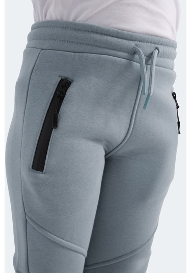 Slazenger Lamya 2 Li Set Eşofman Altı Taş Gri - Mavi