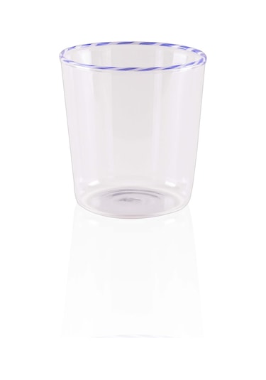 The Mia Simple Su Bardağı Mavi 300 Ml Şeffaf