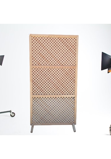 ahşap paravan seperatör 100*190