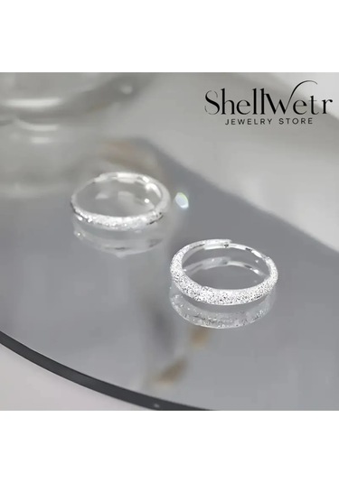 Romantik Halka 925 Ayar Allerji Yapmayan Küpe Sevgililer Günü , Annenize Verilecek En Güzel Hediyesi Gümüş