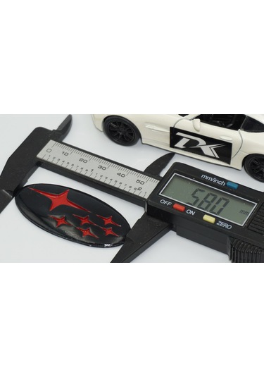 Dk Tuning Direksiyon Siyah Kırmızı Amblem Logo Arma Subaru İle Uy