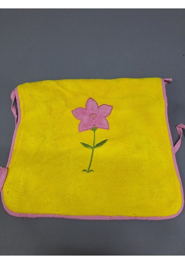 Peluş Mutfak Önlüğü / Su Geçirmez Pembe / Yeşil Sarı Pembe