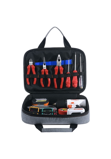 Elektronik El Takım Çantası S - Kompakt, 17 Bölmeli, Suya Dayanıklı İmpertex Keten