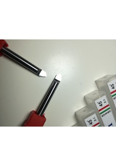 45 DERECE 5 MM YAZİ,KANAL AÇMA BIÇAĞI KARBÜR TEGFARİ