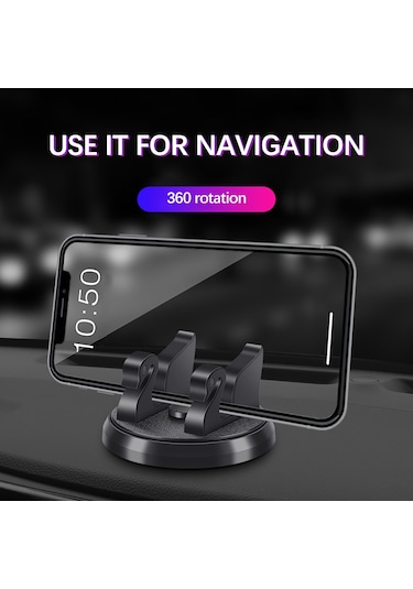 R-2017 Araba Cep Telefonu Tutucu 360 Derece Dönebilen Kuğu Standı Plakalı