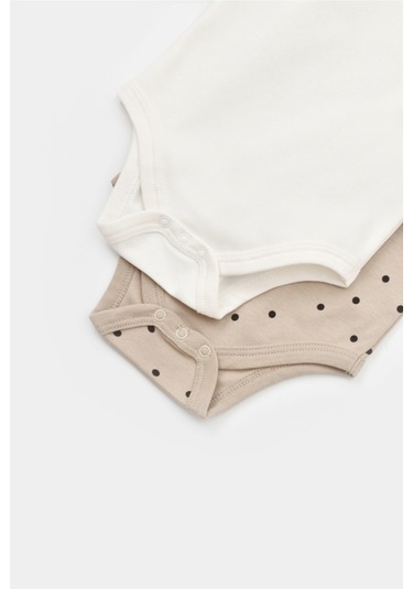 Organik Zürafa Desenli 2 Li Uzun Kollu Badi 001