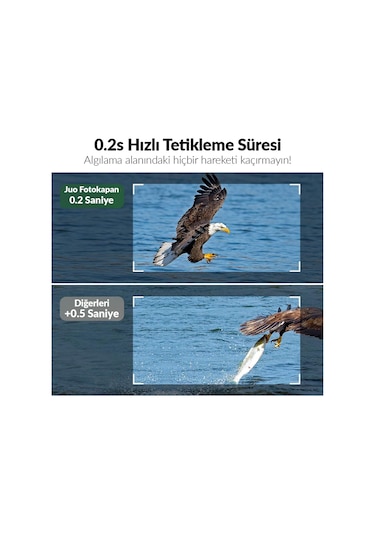 Juo 850ws Güneş Enerjili Fotokapan 48mp Full Hd Wifi Hareket Sensörlü Gece Görüşlü Ip66 Su Geçirmez Kamuflaj