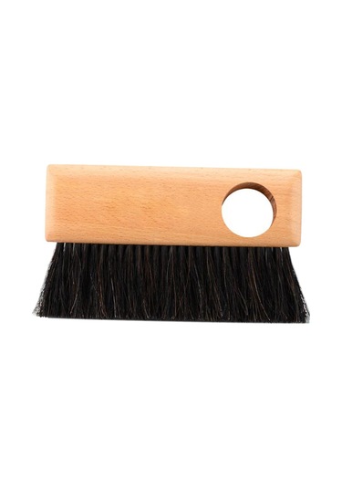 Suntek Kahve Değirmeni Makinesi Temizleme Fırçası Ahşap Saplı Dikdörtgen Delikli