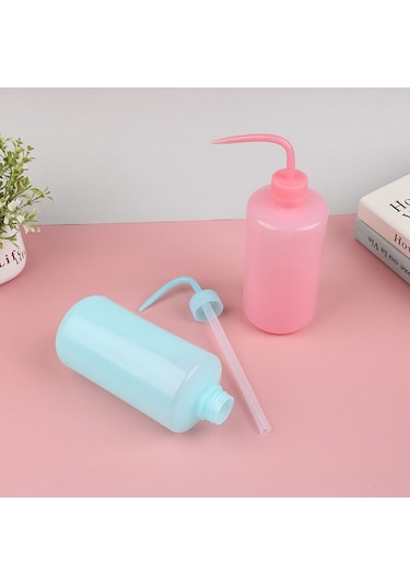 Lebihmurah 1744 Adet 500 Ml Kavisli Pot Yıkama Temiz Plastik Sabun Laboratuvar Yıkama Sıkma Difüzör Şişesi Karşılaşma