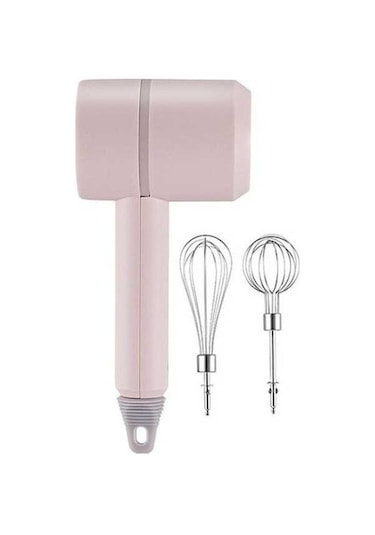 Fastbuy Kablosuz Mini Mikser: Pratik Yumurta Çırpma, Şarjlı Mutfak Aleti - Pembe Pembe