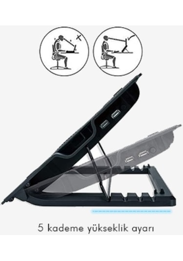 Frisby FNC-35ST 10" - 17" Tek Fanlı Gaming Notebook Soğutucu