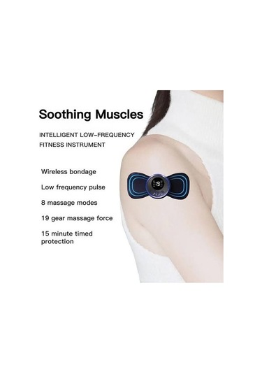 Emc Mini Vücut Masaj Aleti, Şarj Edilebilir, Boyun Ve Vücudun Geri Kalanı Ve Kas Gevşemesi Için Harika, En Kaliteli Ürün Hd7pz9 Çok Renkli