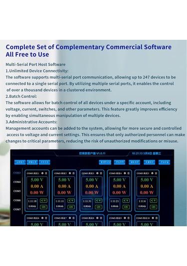 Yifomall "6a Güneş Şarjlı Programlanabilir Dc Güç Kaynağı - Mppt, Modbus, Renkli Ekran"