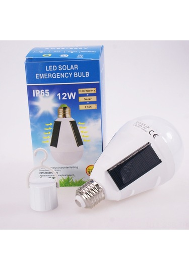 Springsun Güneş Enerjili 12w Led Feneri, 6500k Soğuk Beyaz, İçin Dışarıdaki Kamp, Bahçe, Acil Aydınlatma, Şarj Edilebilir Pil Ve Usb Girişiyle