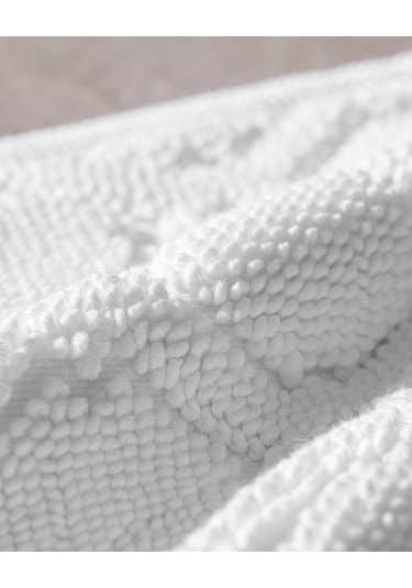 Sansone %100 Pamuk Ayak Havlusu - Beyaz 8684427204955 Beyaz