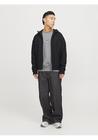 Erkek Kapüşonlu Bomber Ceket - Perfect - 12270682 Black Siyah