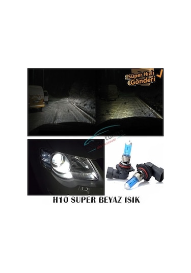 H10 Beyaz Işık Far Ampulü 12V
