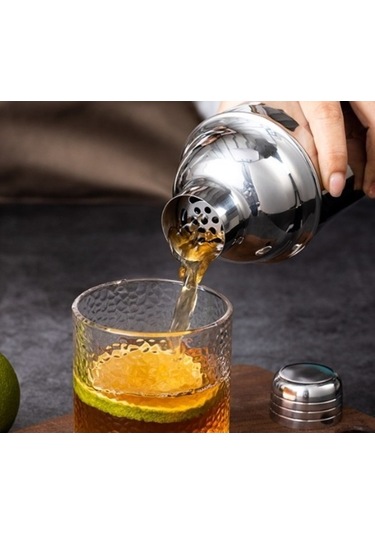 Wondernest Seti, Paslanmaz Çelik Barmen Bar Aleti 3'lü Lichen Kokteyl Takımı