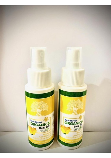 Harvey's Organic Buzz Off Bebek ve Çocuklar için Kokulu Vücut Spreyi 2 x 50 ML