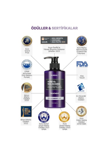 Kundal Honey & Macadamia Protein Treatment Blackberry Bay