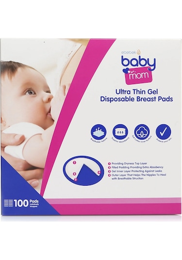 Baby Mom Ultra İnce Jelli Göğüs Pedi 100 Adet