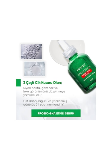Nedox Probio-Bha Leke Karşıtı Green Serum 60 ML