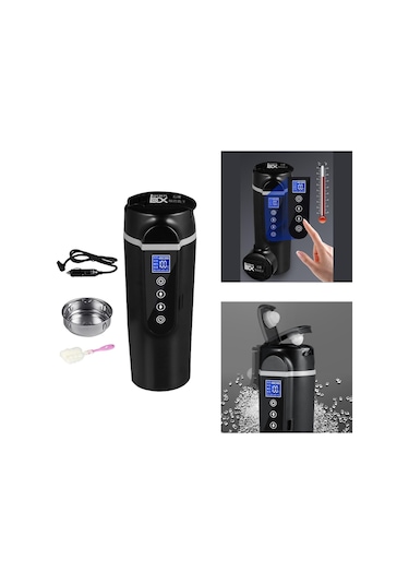 Suntek 24 V/12 V Araba Su Isıtıcısı Siyah