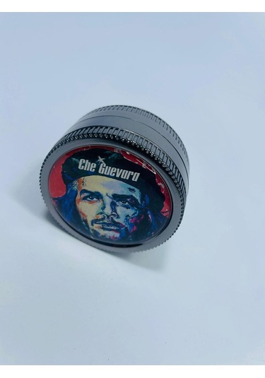 Che Guevara Metal 2 Parça Sivri Diş Tütün Öğütücü Grinder 50 MM