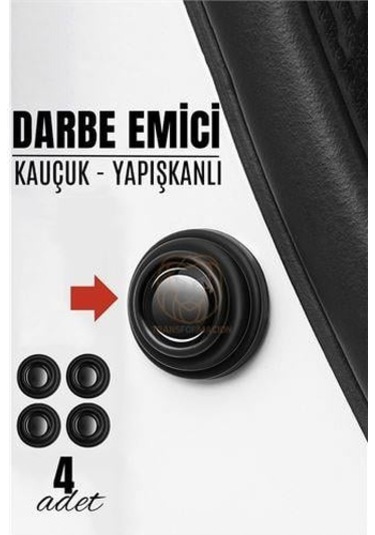 Modacar Kapı Bagaj Kaput Ses Darbe Emici Kauçuk Conta 4 Adet