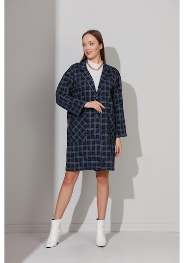 Alexander Gardi Alexander Gardı Düğmeli Astarsız Oversize Kaban B22-158209 001
